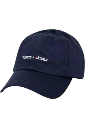 Tommy Hilfiger Accessoires, Dames, Blauw, ONE Size, Katoen, Sportpet van Biologisch Katoen Blauw