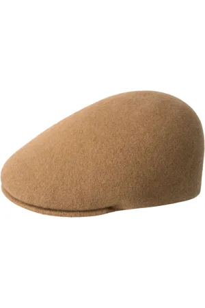Kangol Accessoires, Dames, Bruin, XL, Wol, Bruine Wollen Blend Ergonomische Pet