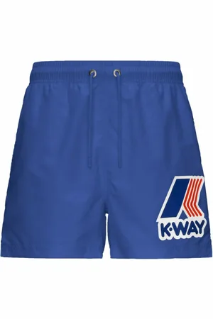 K-Way Badkleding, Heren, Blauw, L, Nylon, Nylon Zwemshorts Rechte Snit