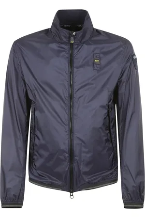 Blauer Jassen, Heren, Blauw, XL, Nylon, Blauwe Bomberjack Mannen Stijlvol Praktisch