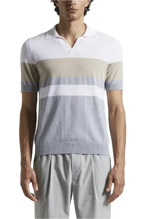 PESERICO SIGN Truien, Heren, Veelkleurig, 2Xl, Katoen, Puur katoenen poloshirt