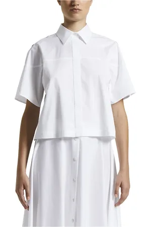 PESERICO SIGN Blouses & Shirts, Dames, Wit, S, Katoen, Blouses & Shirts