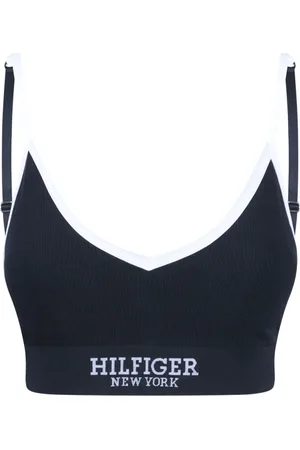 Tommy Hilfiger Ondergoed, Dames, Blauw, L, Katoen, Woestijnhemel Triangel BH