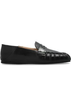 Stuart Weitzman Schoenen, Dames, Zwart, 38 EU, Leer, Leren schoenen type loafers