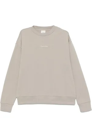 Calvin Klein Sweatshirts & Hoodies, Heren, , M, Gestreepte Sweatshirt met Logoprint