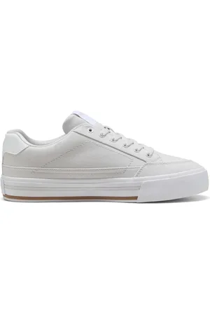 PUMA Schoenen, Dames, Grijs, 38 EU, Grijze Court Sneakers voor Vrouwen