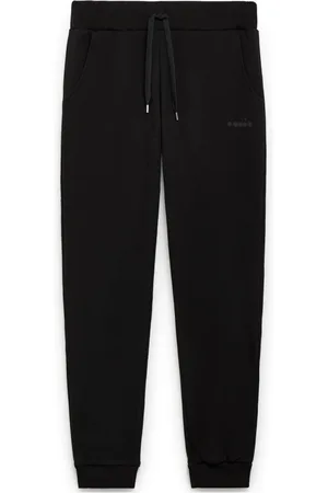 Diadora Broeken, Heren, Zwart, S, Katoen, Zwart Katoenen Sportbroek Set