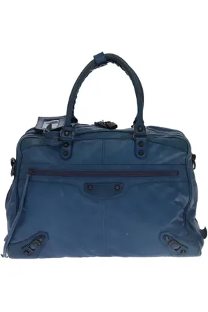 Balenciaga Pre-owned, Dames, Blauw, ONE Size, Leer, Pre-owned Leather balenciaga-bags