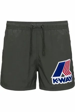 K-Way Badkleding, Heren, Zwart, 2Xl, Nylon, Nylon Zwembroek Rechte Snit