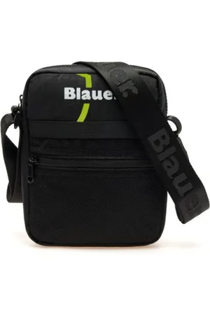 Blauer Tassen, Heren, Zwart, ONE Size, Schoudertas met Meerdere Compartimenten