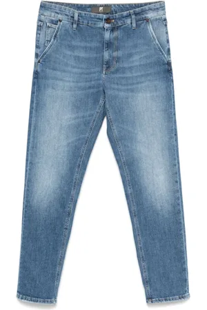 PT Torino Jeans, Heren, Blauw, W40, Denim, Klassieke Denim Jeans voor Dagelijks Gebruik