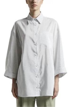 PESERICO SIGN Blouses & Shirts, Dames, Wit, S, Katoen, Blouses & Shirts