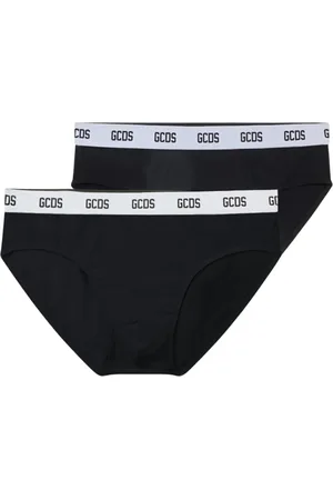 GCDS Ondergoed, Heren, Zwart, M, Katoen, Heren Essentials Briefs 2-Pack