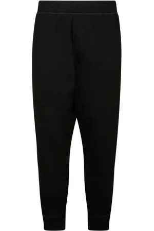 Dsquared2 Broeken, Heren, Zwart, 2Xl, Zwarte joggingbroek met logoprint
