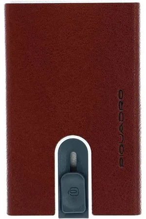 Piquadro Accessoires, Heren, Bruin, ONE Size, Stijlvolle Creditcardhouder met RFID-bescherming