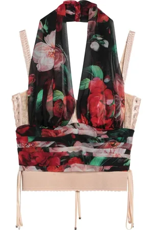 Dolce & Gabbana Tops, Dames, Veelkleurig, S, Stijlvolle Tanktop voor Vrouwen