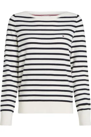 Tommy Hilfiger Truien, Dames, Zwart, XS, Stijlvolle Sweaters Collectie