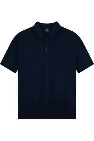 Paul & Shark Tops, Heren, Blauw, 2Xl, Katoen, Biologisch Katoen Blauw Polo Shirt