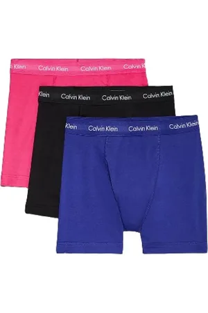 Calvin Klein Ondergoed, Heren, Veelkleurig, 2Xl, Katoen, Boxers 3 Pack