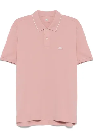 C.P. Company Tops, Heren, Roze, M, Misty Rose Polo Shirt