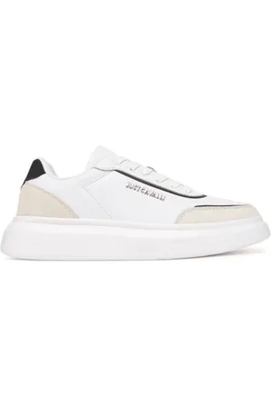 Roberto Cavalli Schoenen, Heren, Wit, 44 EU, Leer, Witte Sneakers Ursa Design 2
