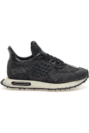 BE POSITIVE Schoenen, Dames, Zwart, 37 EU, Zwarte Wing Sneakers voor Vrouwen