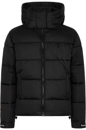 DISCLAIMER Jassen, Heren, Zwart, S, Polyester, Urban Comfort Gewatteerde Jas Zwart Heren