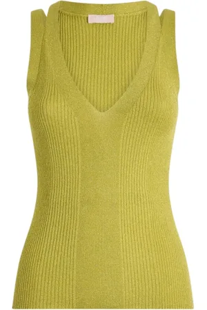 Liu Jo Truien, Dames, Groen, S, Polyester, Elegante mix van viscose en polyester