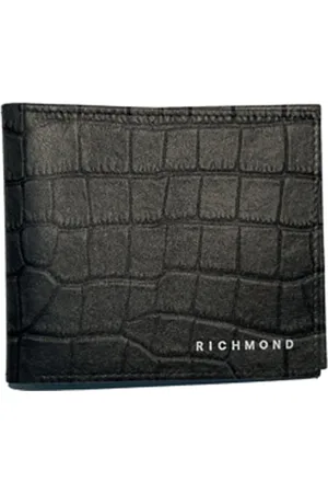 John Richmond Accessoires, unisex, Zwart, ONE Size, Leer, Wallets Cardholders