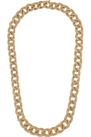 Maison Margiela Accessoires, Heren, Geel, ONE Size, Zilveren ketting