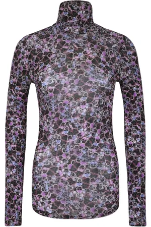 Isabel Marant Tops, Dames, Veelkleurig, 2Xs, Joyela Bedrukte Jersey Top