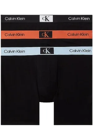 Calvin Klein Ondergoed, Heren, Veelkleurig, XL, Katoen, Zwarte Boxers met Logotailleband