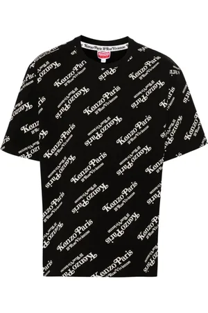 Kenzo Tops, Heren, Zwart, M, Katoen, T-Shirts