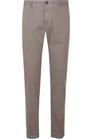 Incotex Broeken, Heren, Bruin, W35, Slim Fit Casual Broek