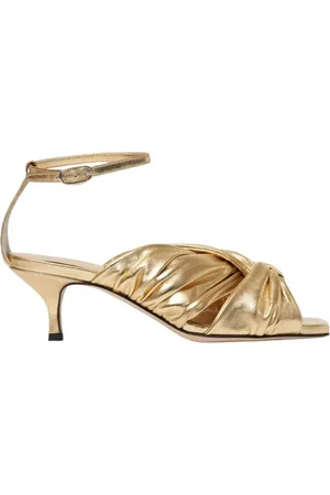 Scarosso Schoenen, Dames, Geel, 40 EU, Leer, Knot Gold