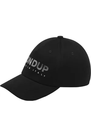 Dondup Accessoires, Heren, Zwart, ONE Size, Canvas Baseballpet voor Mannen
