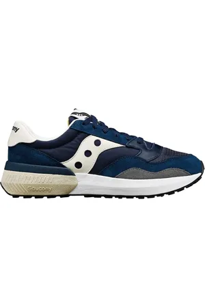 Saucony Schoenen, Heren, Blauw, 44 EU, Leer, Blauwe Leren Jazz NXT Sneakers