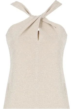 D.EXTERIOR Tops, Dames, , S, Lurex Top met Schouderbandjes