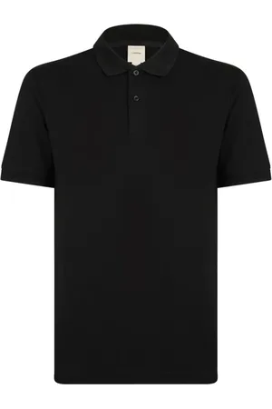 Calvin Klein Tops, Heren, Zwart, 2Xl, Katoen, Zwarte Polo Shirt Piqué Weefsel