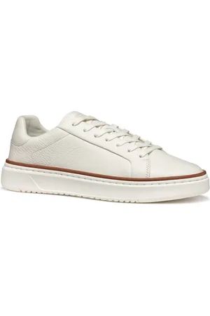 Geox Schoenen, Heren, Wit, 42 EU, Leer, Witte Sneakers voor Mannen