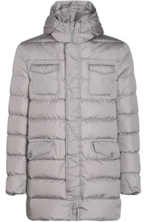 HERNO Mantels, Heren, Grijs, S, Grijze Winterjassen