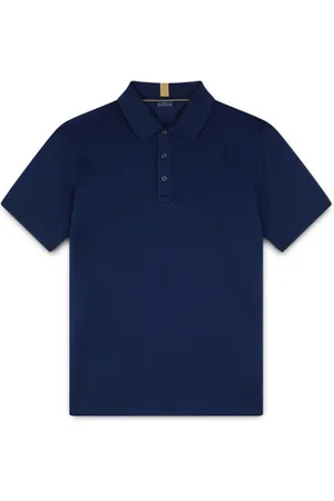 Paul & Shark Tops, Heren, Blauw, L, Katoen, Piqué Katoenen Polo