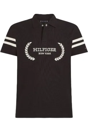 Tommy Hilfiger Tops, Heren, Zwart, S, Zwarte T-shirts en Polos