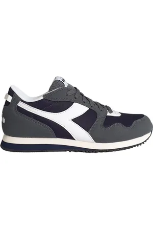 Diadora Schoenen, Heren, Blauw, 44 EU, Suède, Blauwe Suède Casual Sneaker
