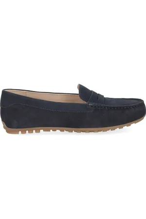 Caprice Schoenen, Dames, Blauw, 37 EU, Blauwe Casual Loafers voor Vrouwen