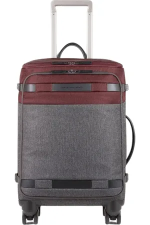 Piquadro Koffers, Dames, Rood, ONE Size, Rode Unisex Zakelijke Trolley met TSA-slot