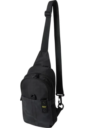 Blauer Tassen, unisex, Zwart, ONE Size, Zwarte Schoudertas Unisex