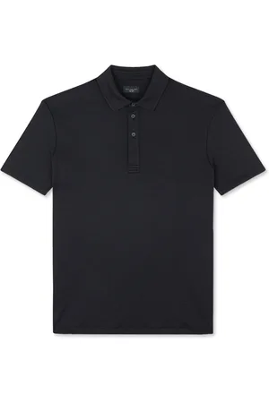Paul & Shark Tops, Heren, Zwart, L, Katoen, X-Soft Jersey Polo