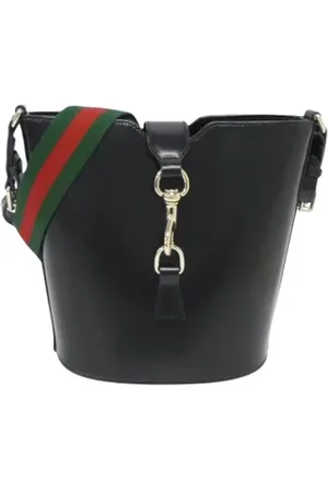 Gucci Pre-owned, unisex, Zwart, ONE Size, Leer, Pre-owned Leather gucci-bags