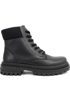 Endless Schoenen, Dames, Zwart, 40 EU, Zwarte enkellaarzen voor vrouwen